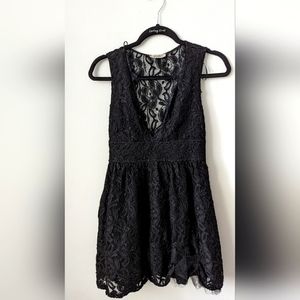 Short Black Lace Dress